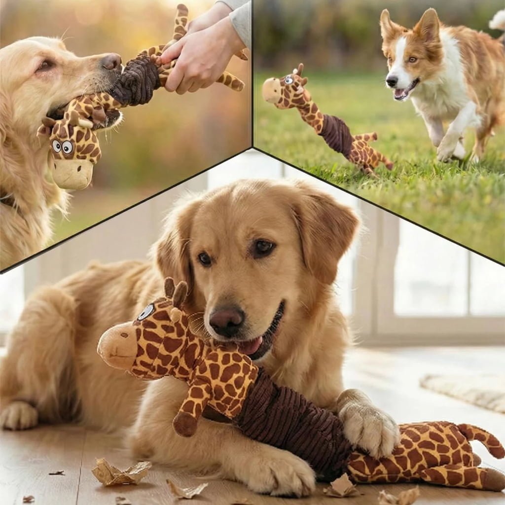 Squeaky Plush Pet Toy