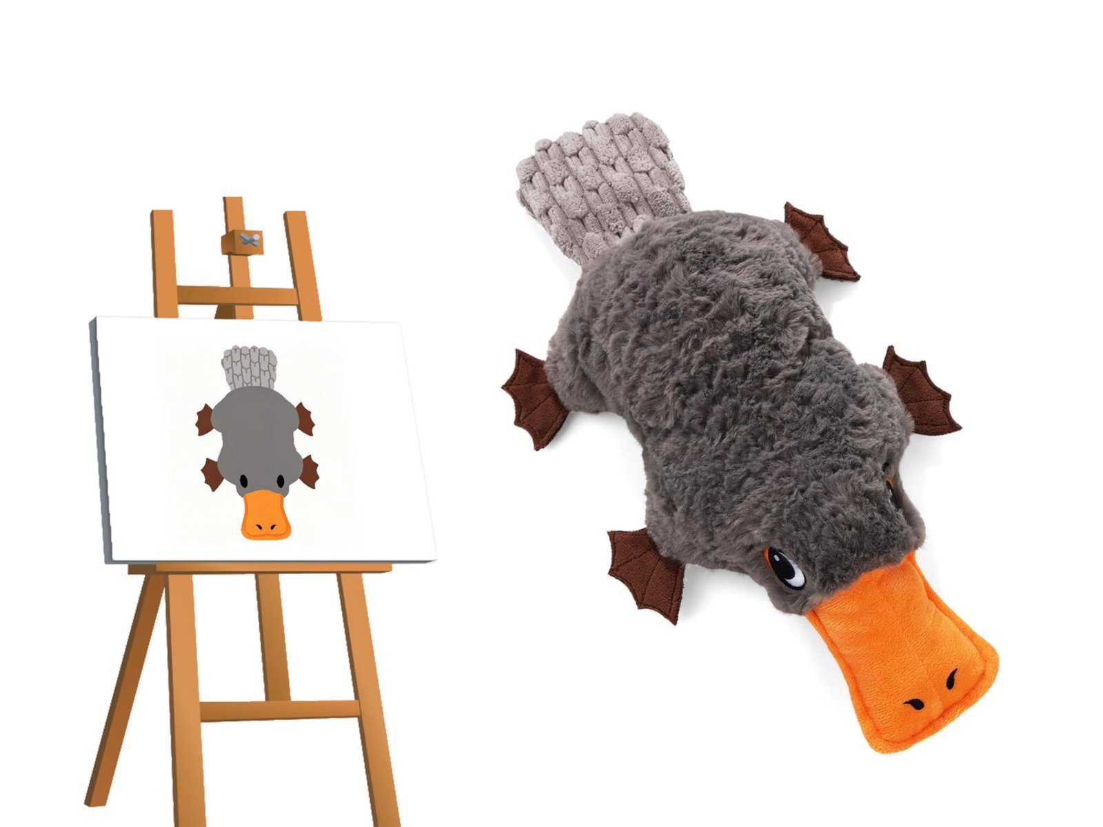 Squeaky Plush Pet Toy
