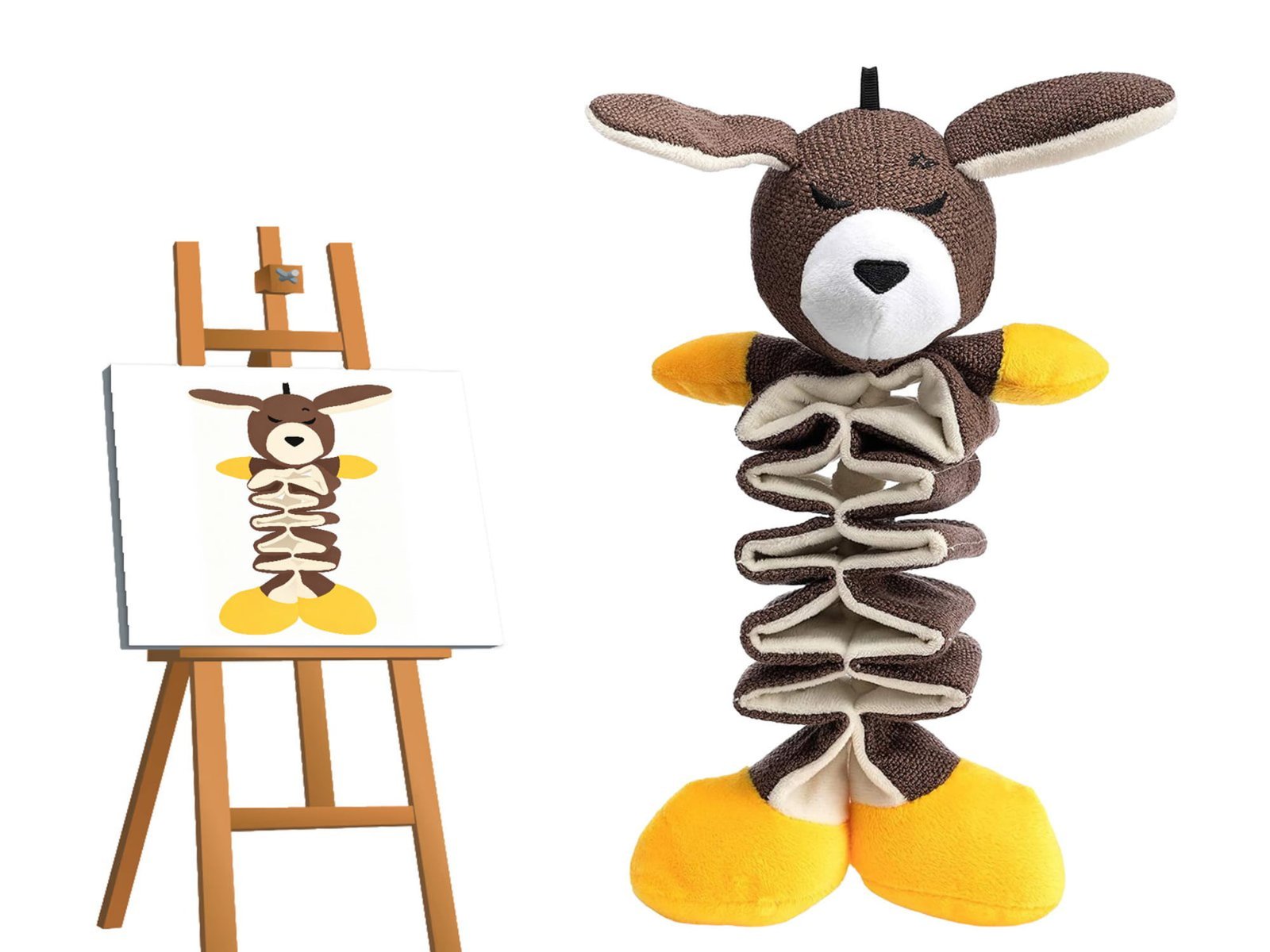 Squeaky Plush Pet Toy