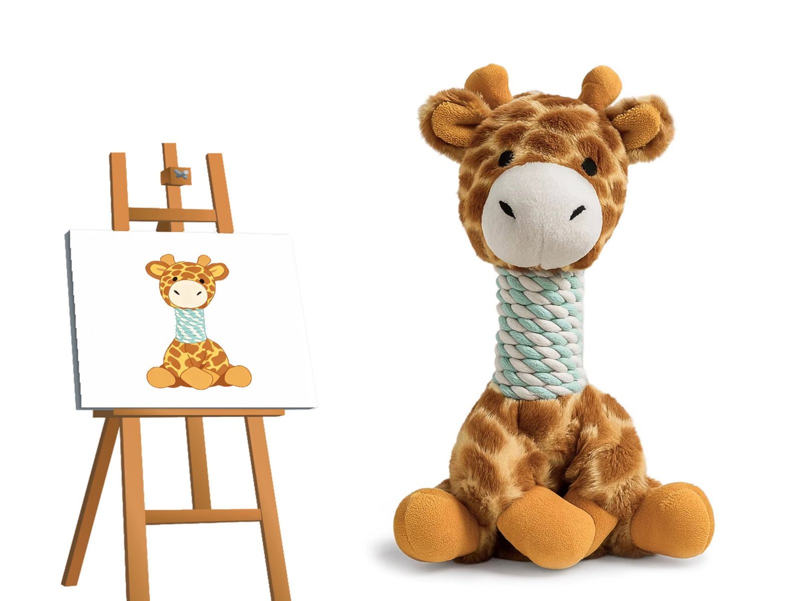 Squeaky Plush Pet Toy