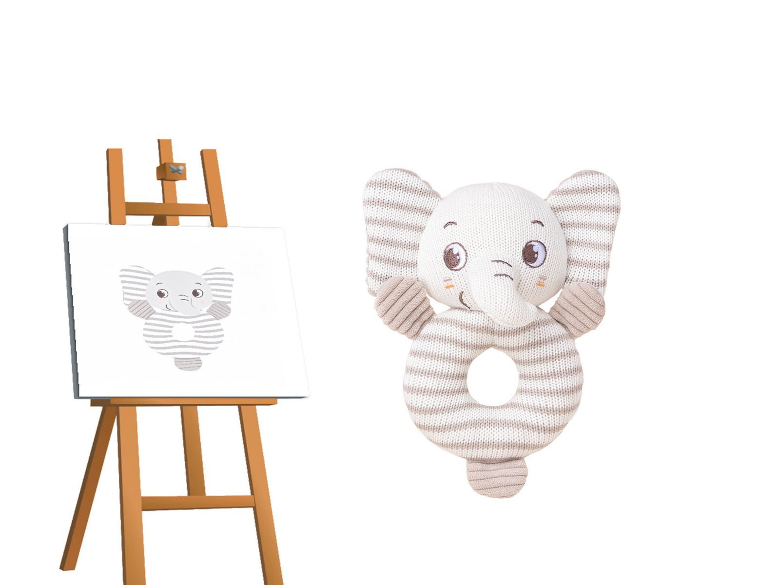 Custom Baby Plush Rattle