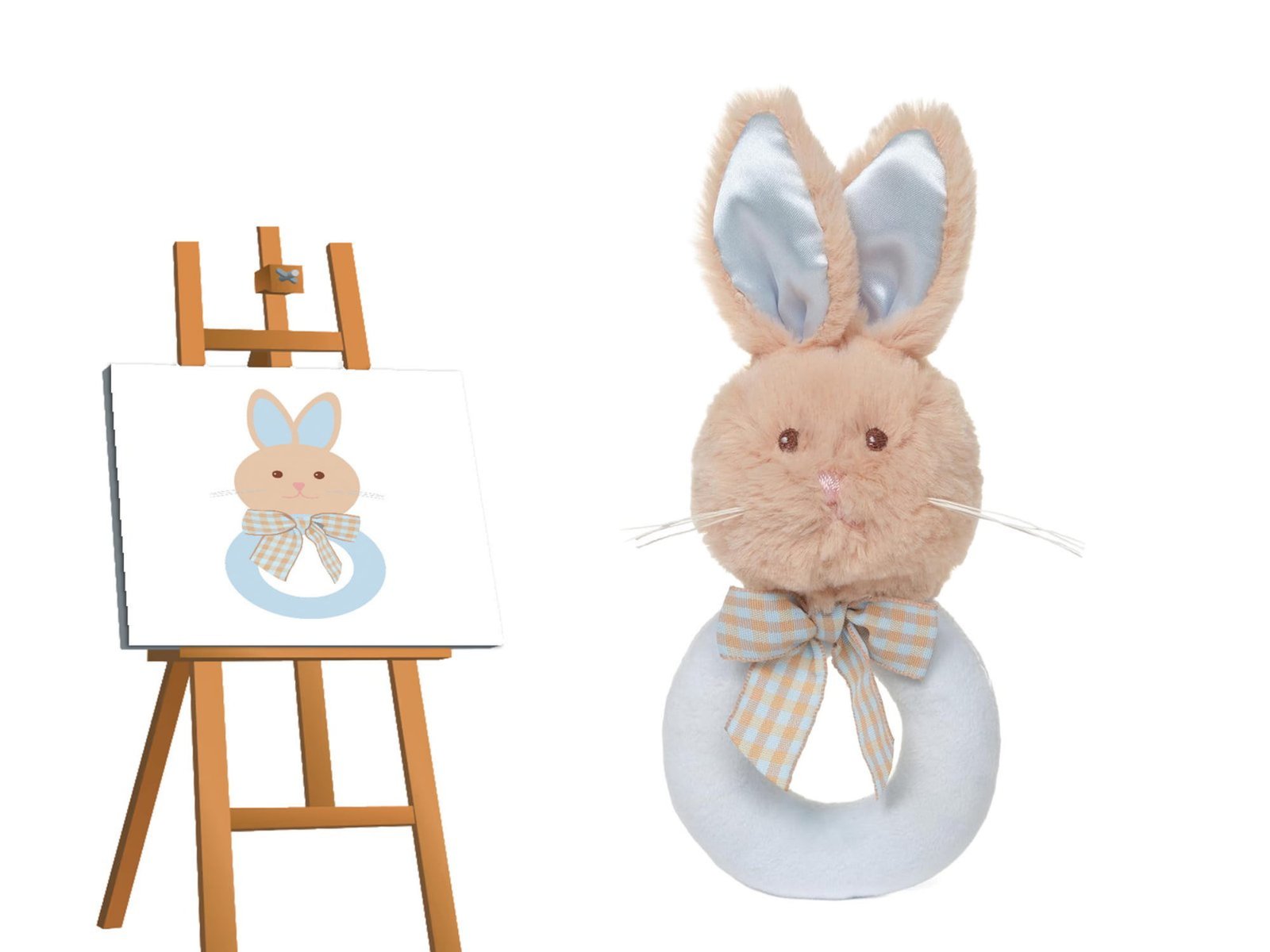 Custom Baby Plush Rattle