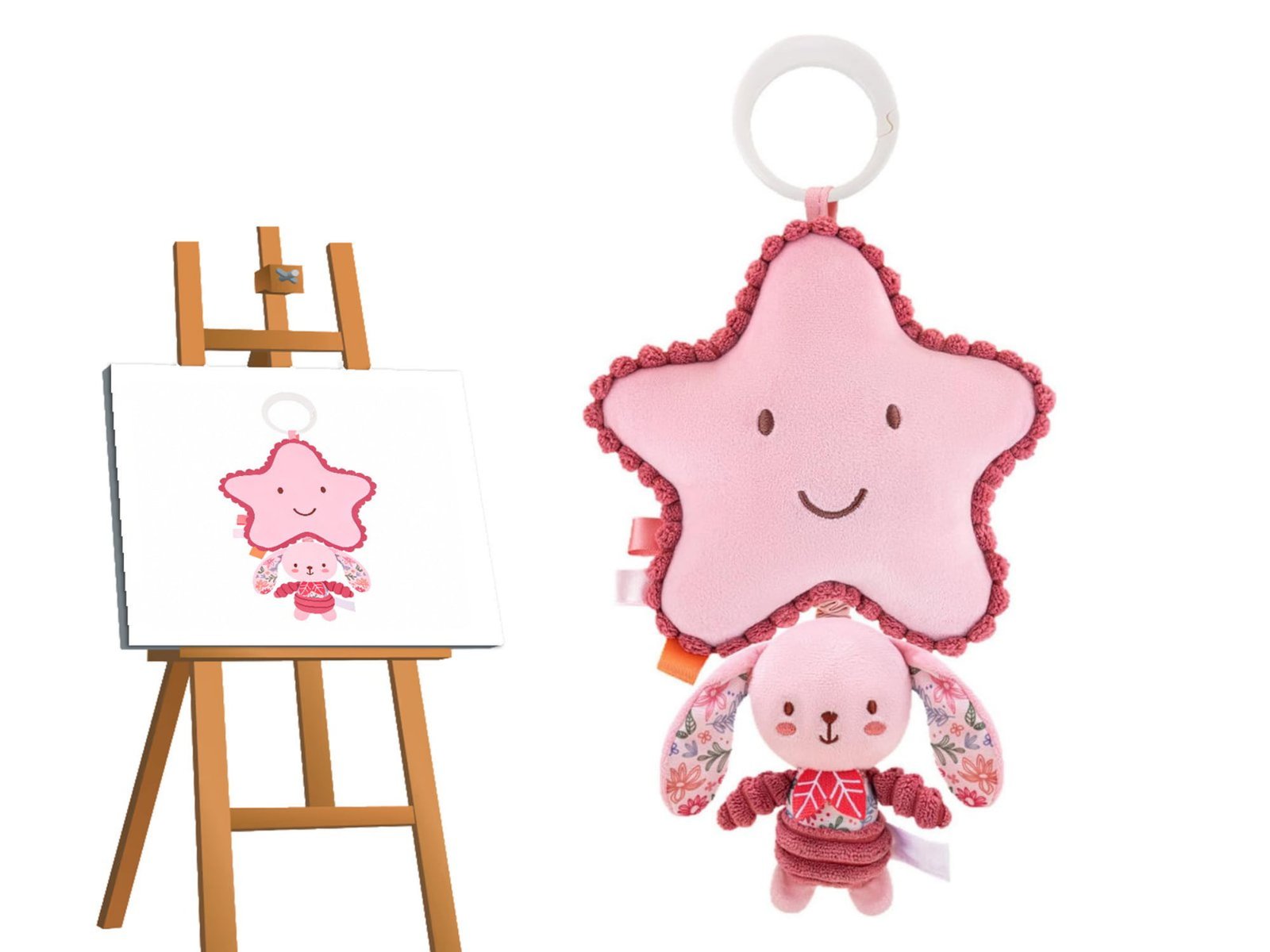 Custom Baby Plush Rattle