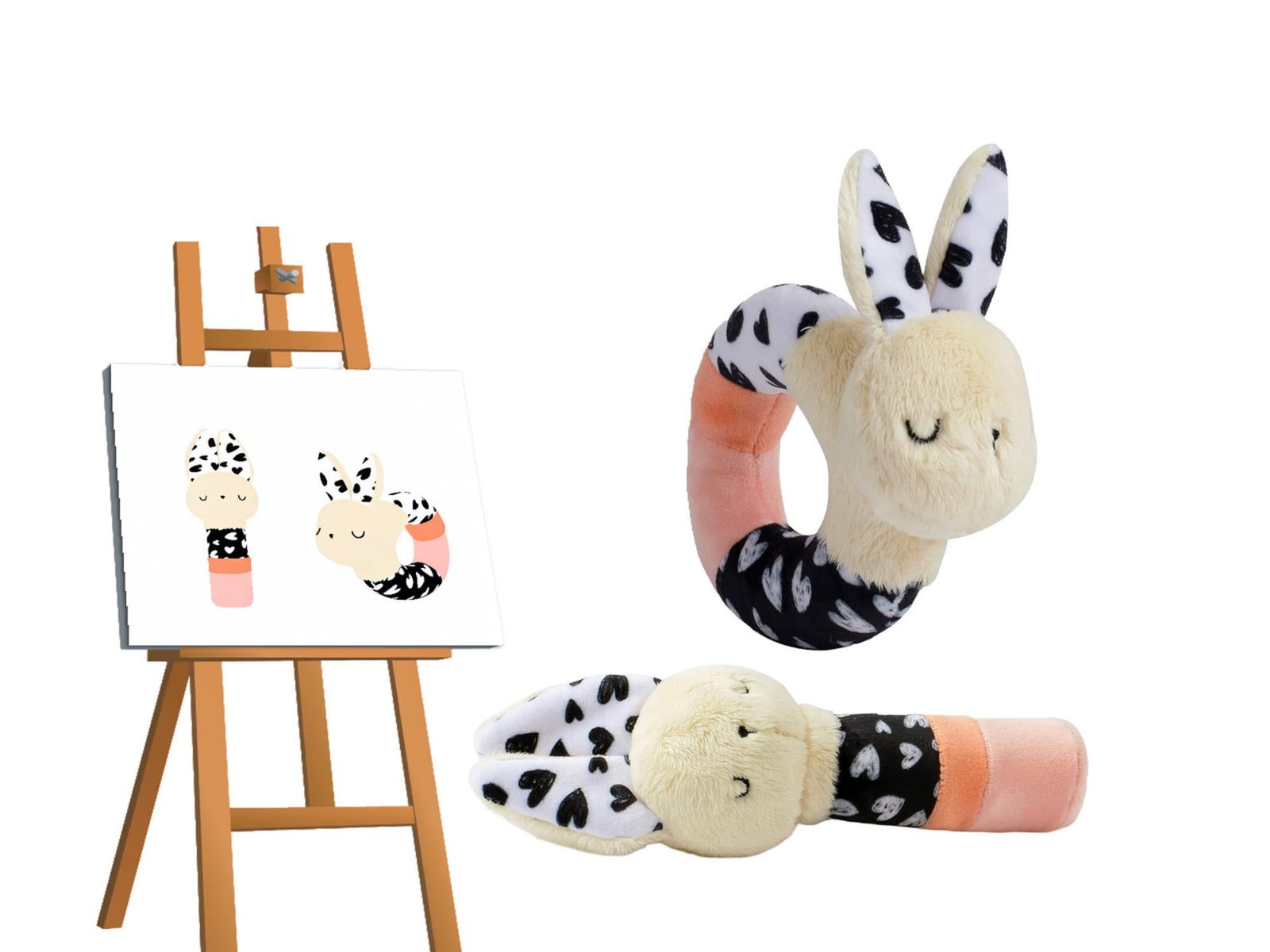 Custom Baby Plush Rattle