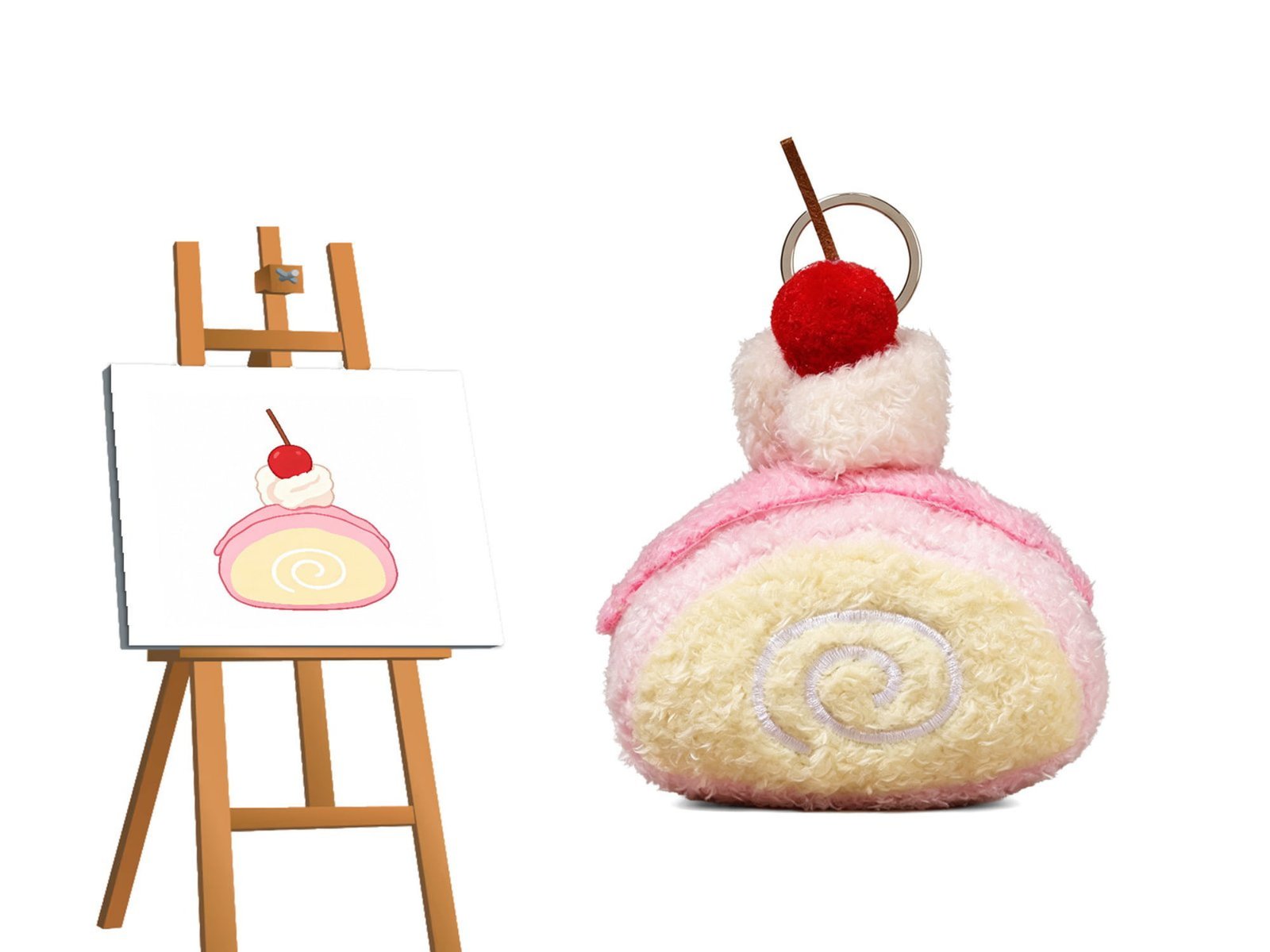 Promotional Plush Keychains
