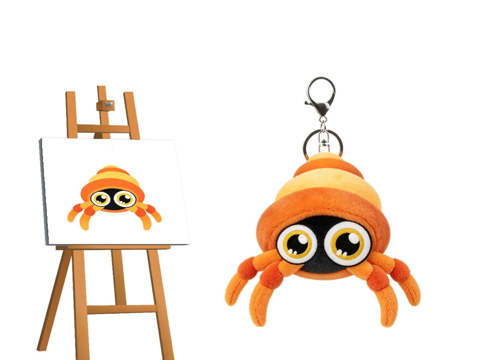 Animal Plush Keychains