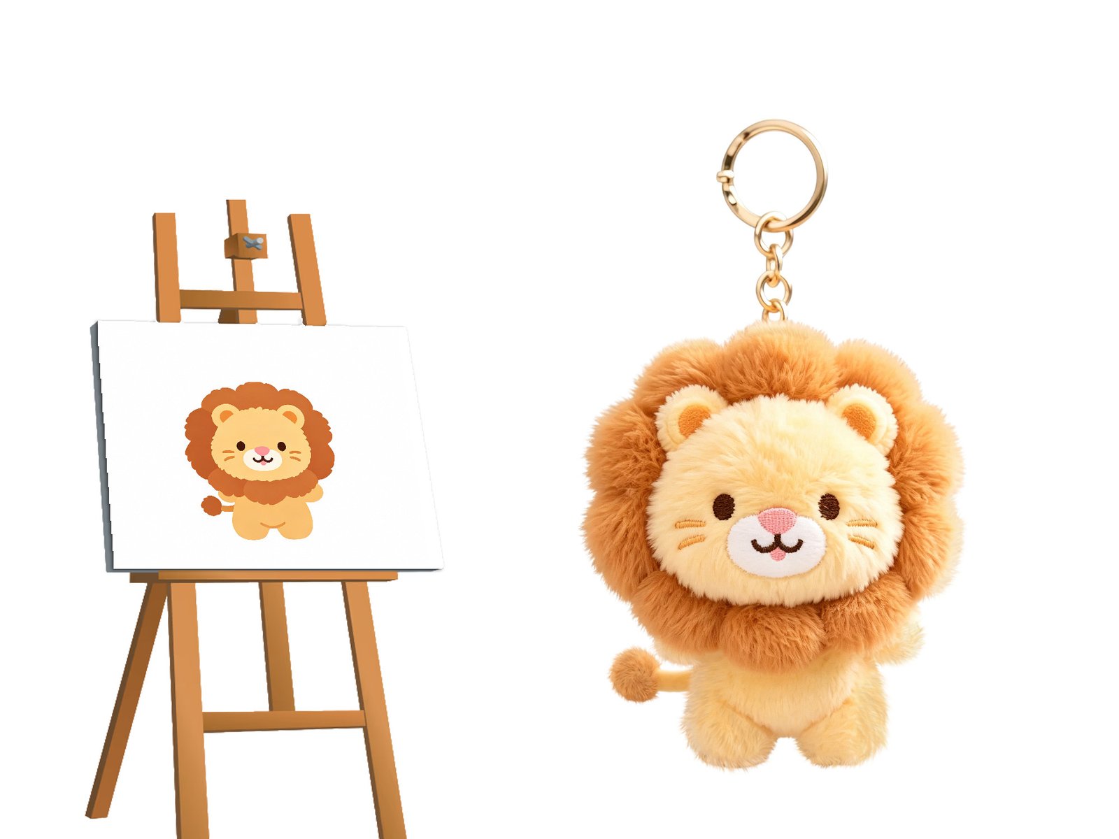 Promotional Plush Keychains
