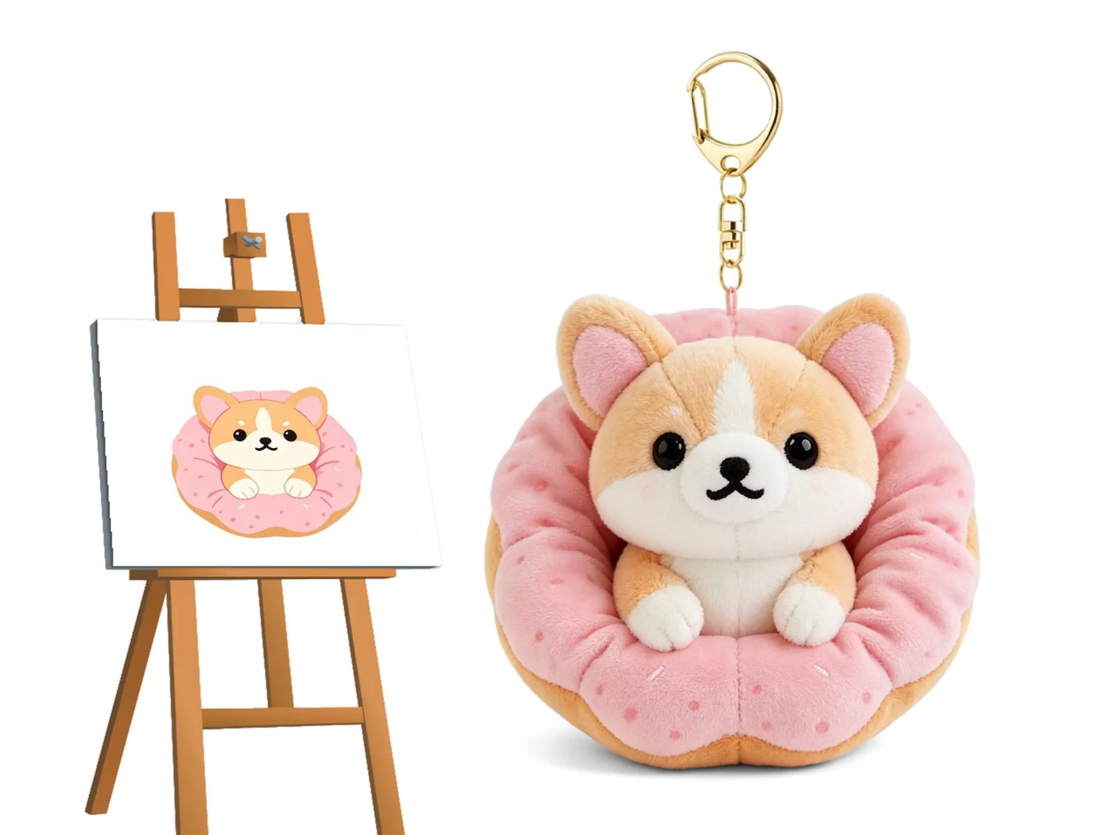 Animal Plush Keychains