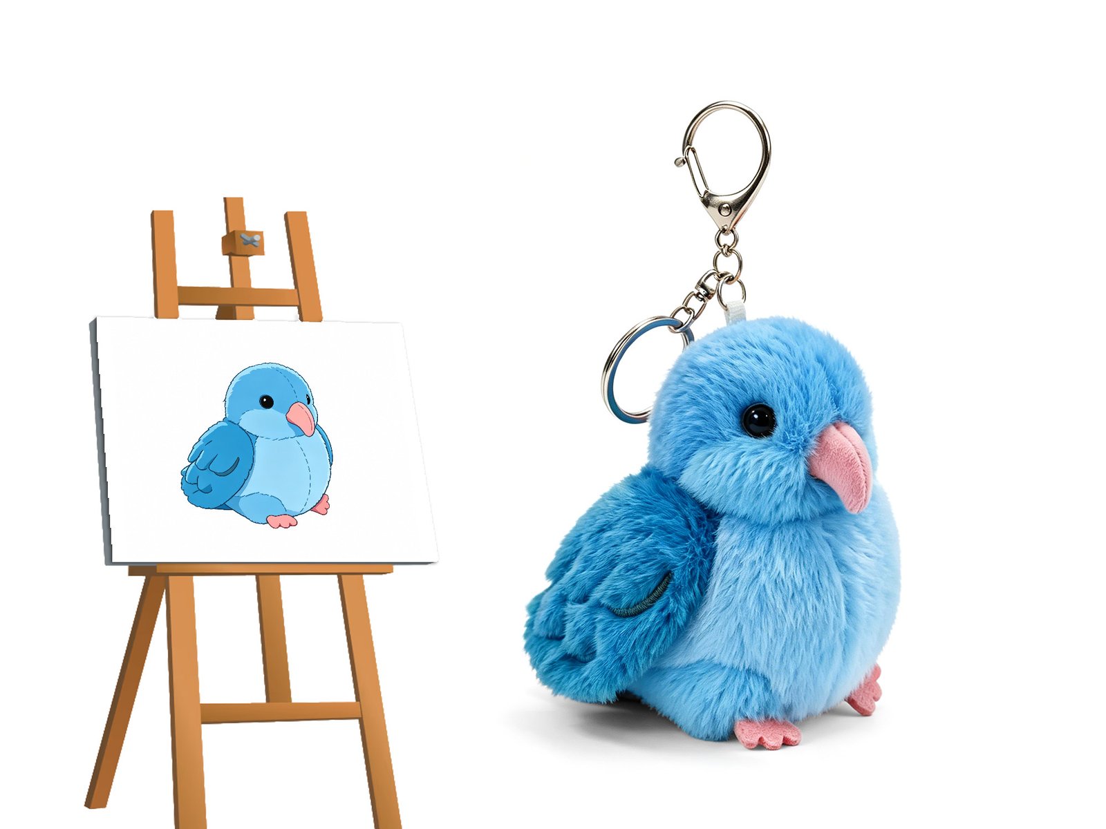 Animal Plush Keychains