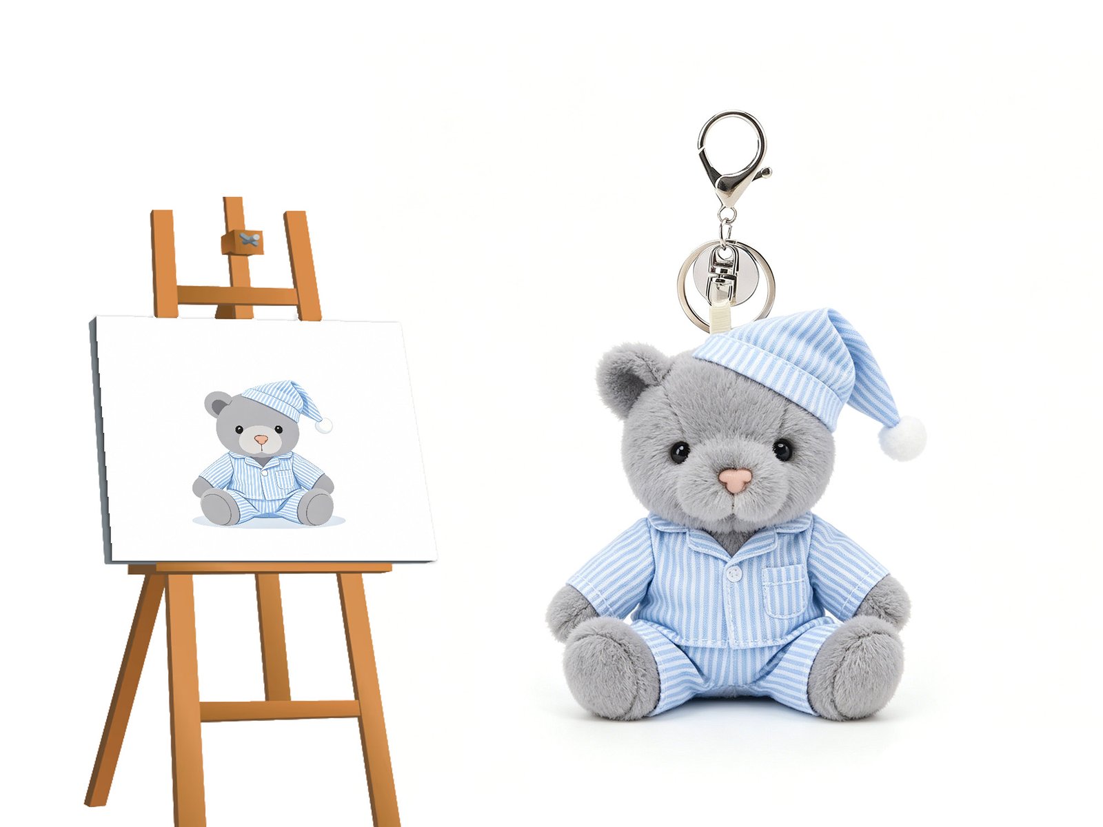 Animal Plush Keychains