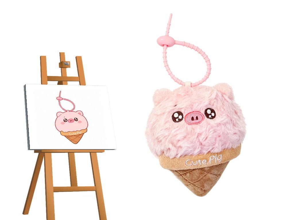 Mascot Plush Keychains