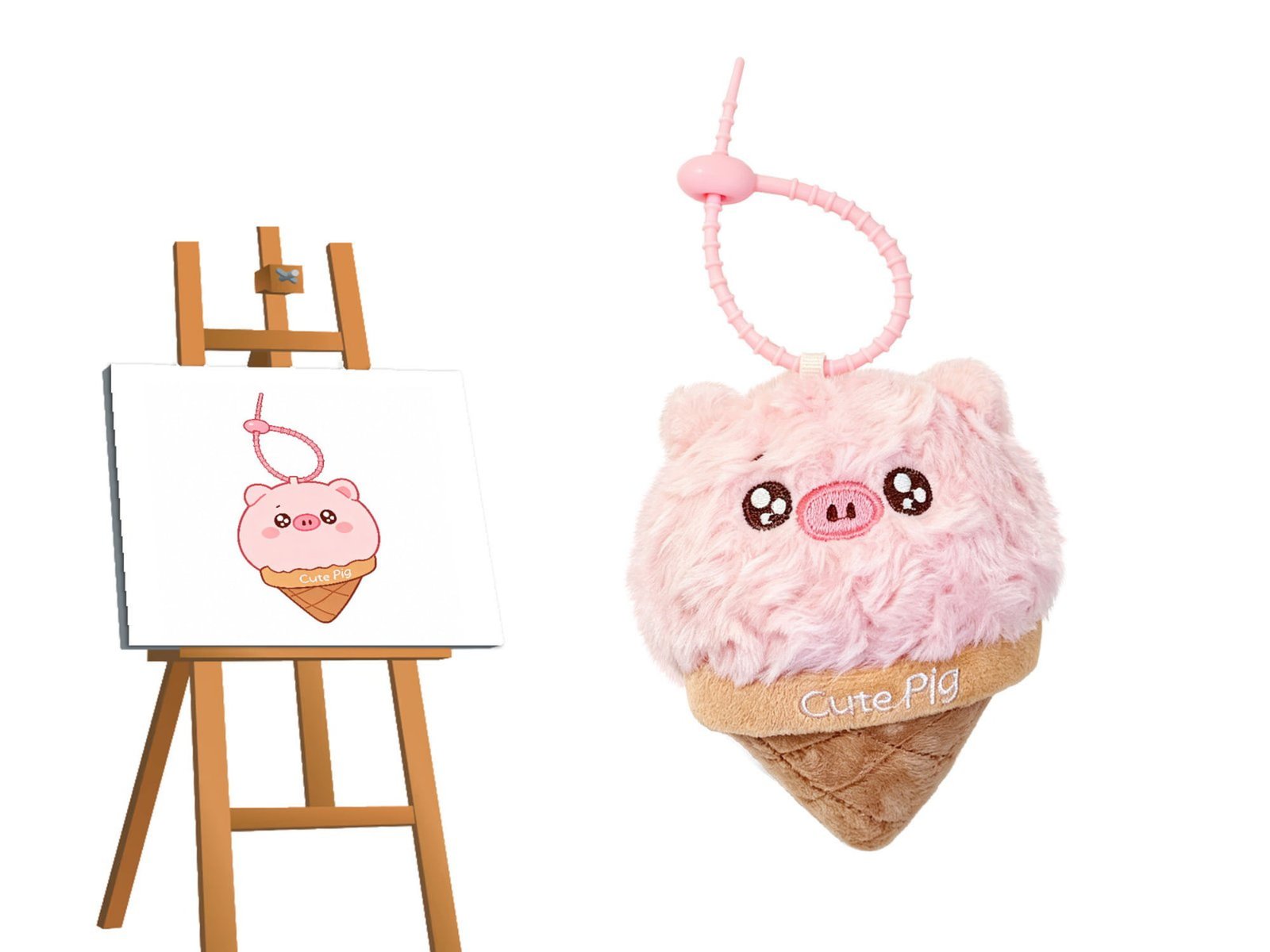 Promotional Plush Keychains