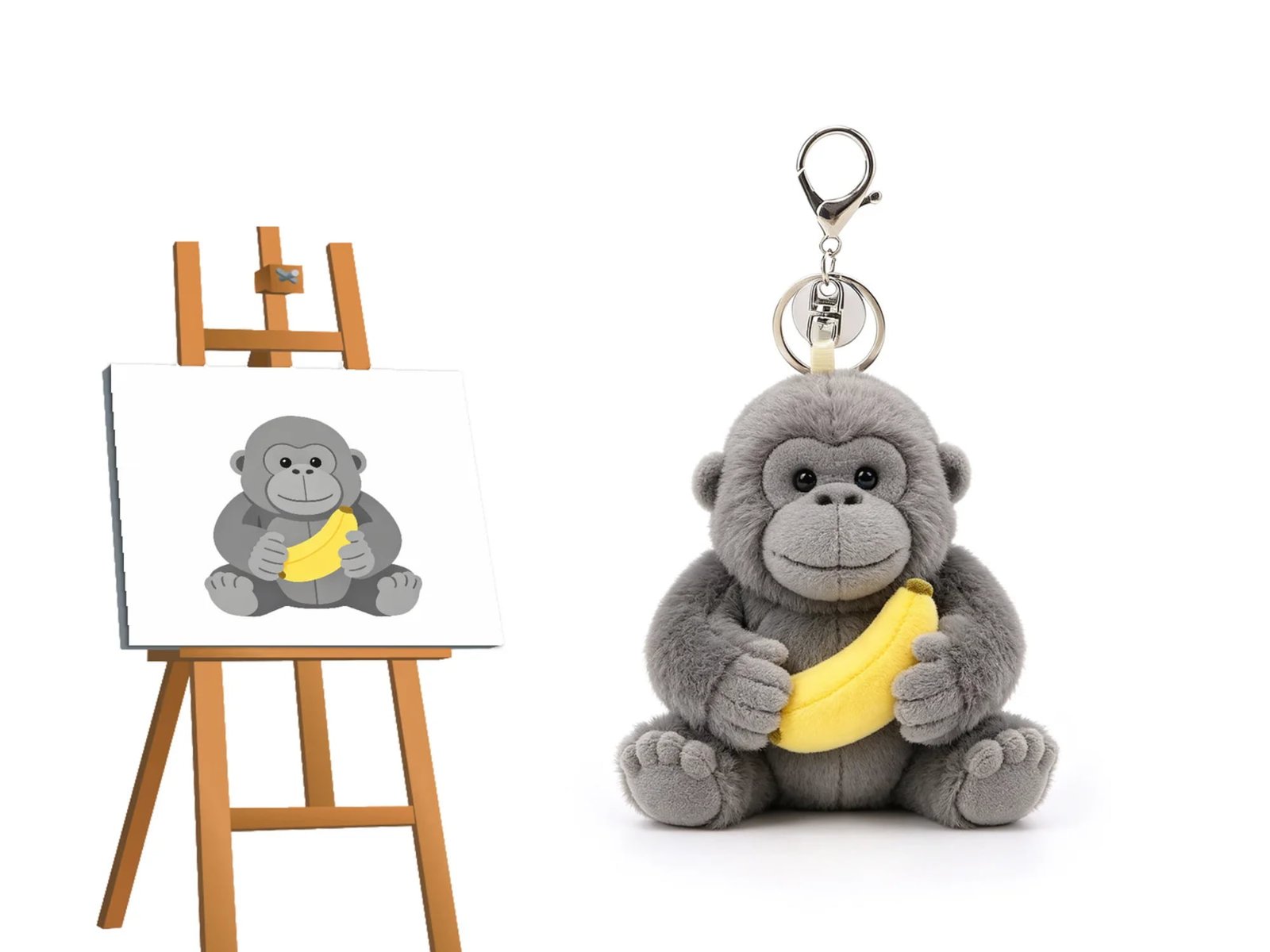 Animal Plush Keychains