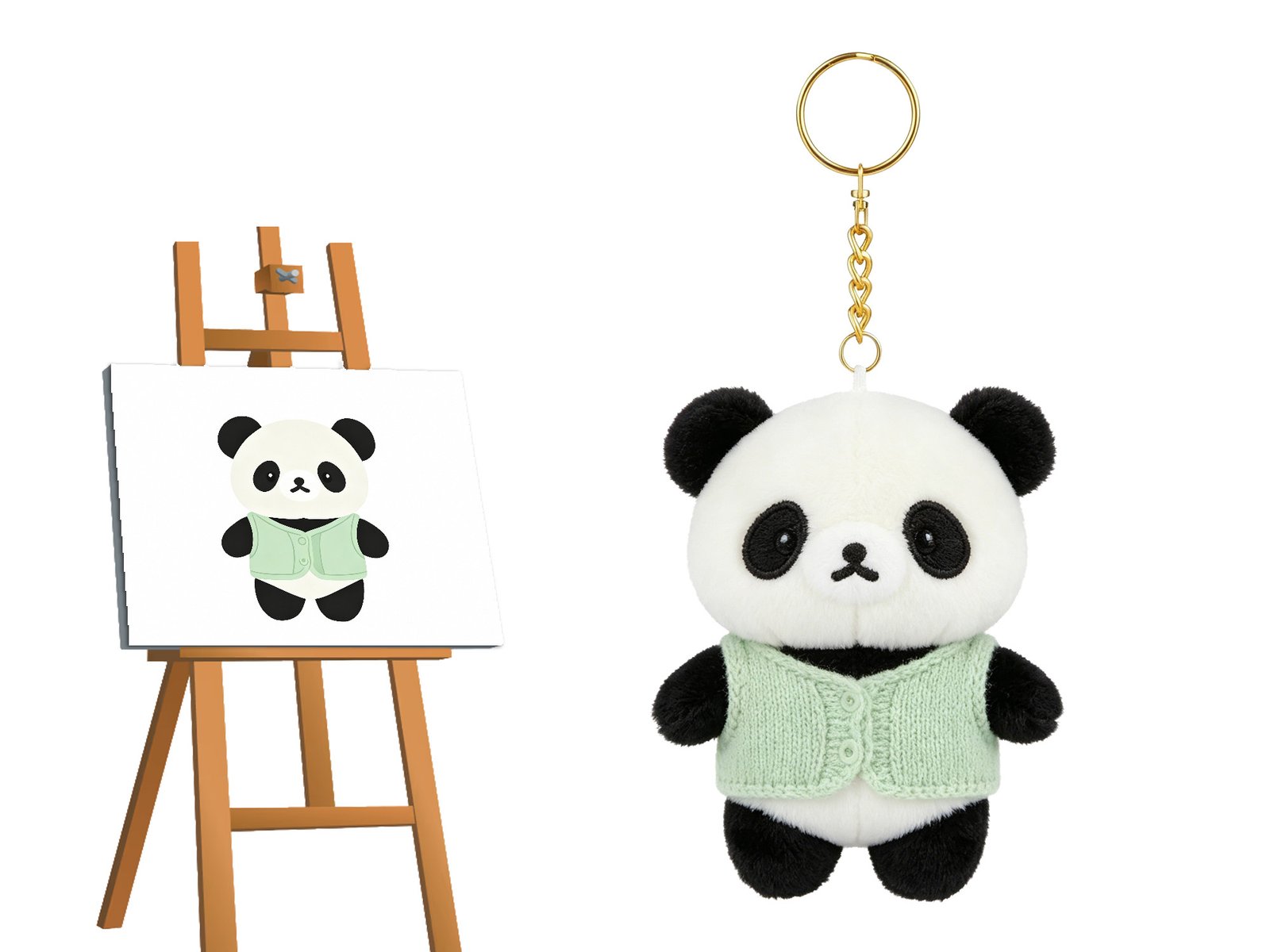 Animal Plush Keychains
