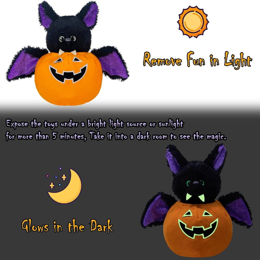 Glow-in-the-Dark Halloween Plush Toys